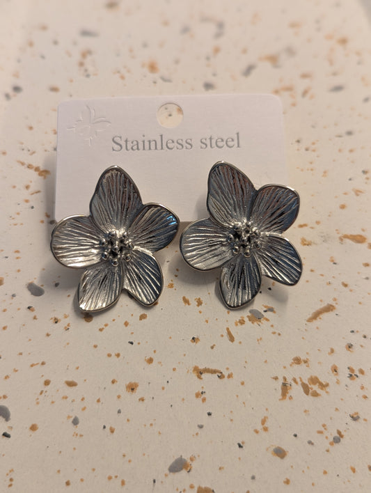 ✨ Edelstahl 316L Blumen-Ohrringe – Gold & Silber ✨