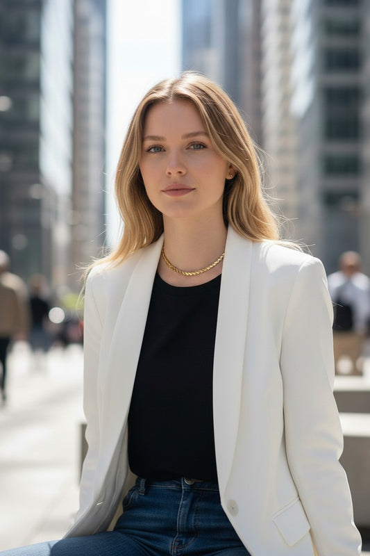 Klassische Goldkette aus Edelstahl – zeitloses Design