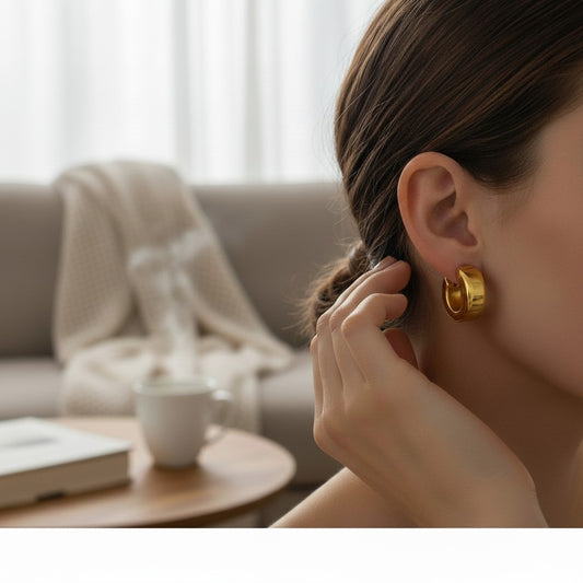 Edelstahl 316L Creolen – Klassische Eleganz in Silber & Gold