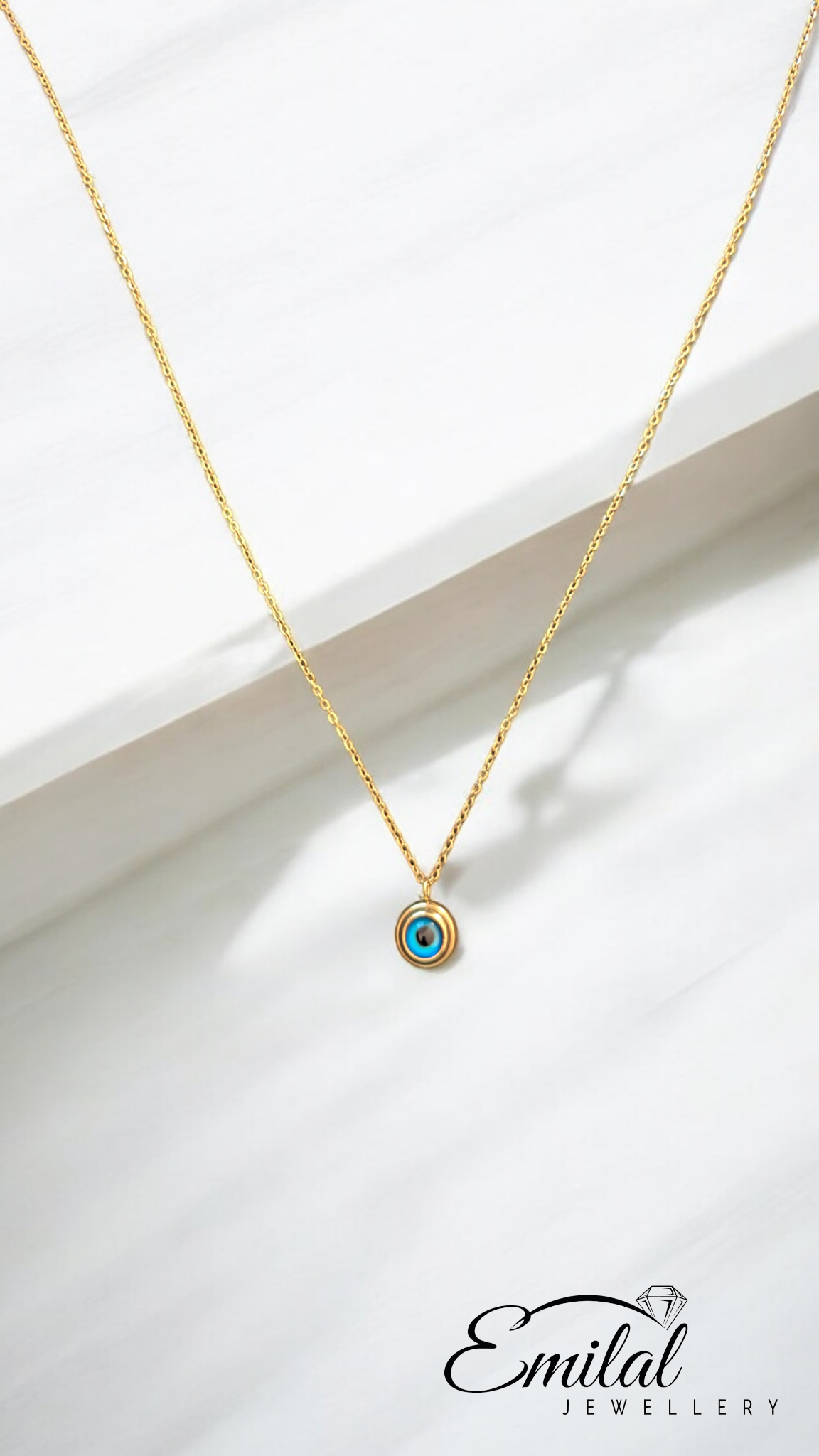 ✨ Schutzkette mit Nazar-Amulett 💙
