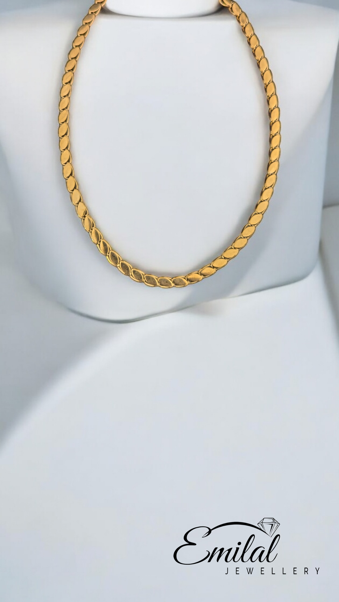 ✨ Klassische Goldkette aus Edelstahl ✨