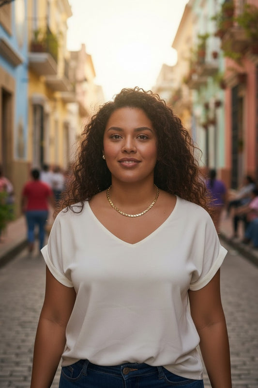 Goldfarbene Halskette aus Edelstahl mit Strahlenmotiv – Zeitloser schmuck