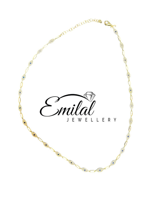 🧿 Auge Halskette aus 925er Silber 🧿