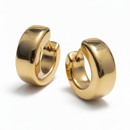 Edelstahl 316L Creolen – Klassische Eleganz in Silber & Gold