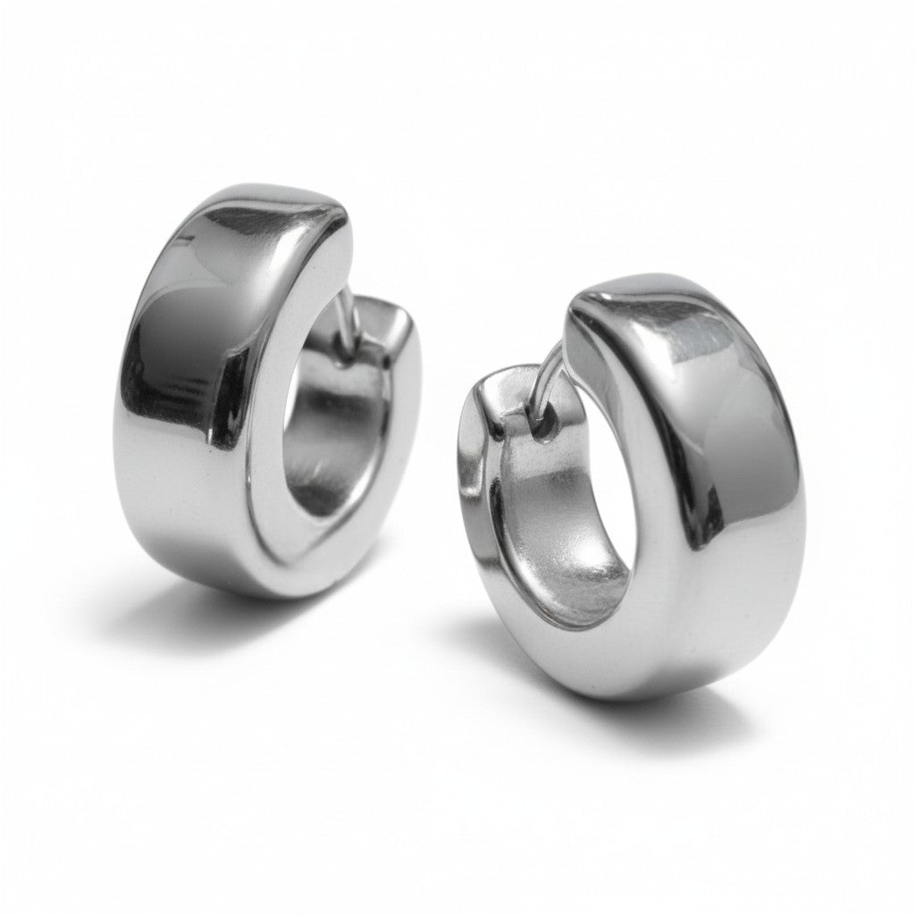 Edelstahl 316L Creolen – Klassische Eleganz in Silber & Gold